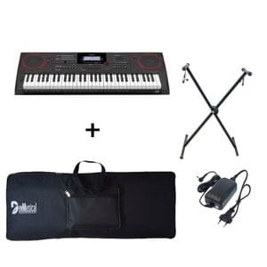 Casio CT X9000IN Keyboard Combo Package with Carrying Bag Stand and Adaptor